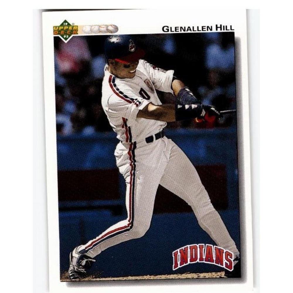 1992 Upper Deck Glenallen Hill Cleveland Indians Baseball Card 558 MLB Trading